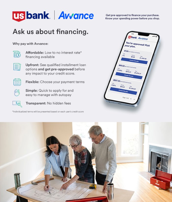 Avvance financing flyer - Ask us about financing